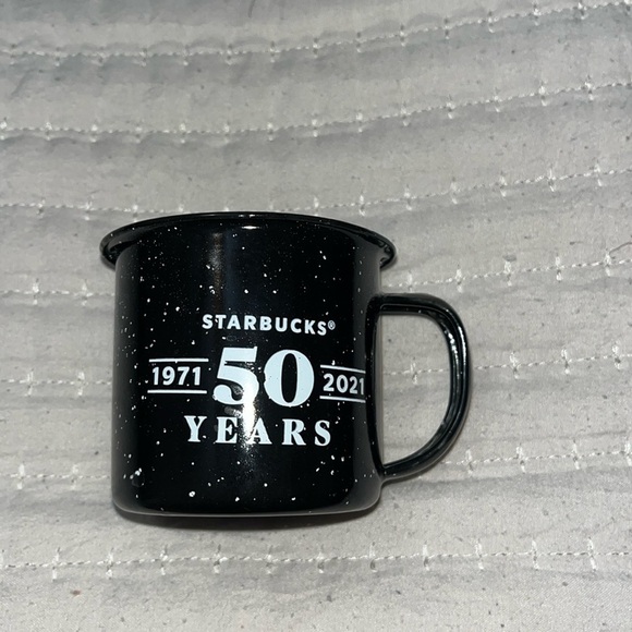 ‼️Starbucks EMPLOYEE EXECUTIVE‼️ 50th Anniversary Enamel Cup - Picture 1 of 3